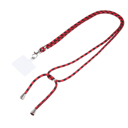 Universal Mixed Color Mobile Phone Lanyard(Red Black) - Lanyards & Wrist Straps by buy2fix | Online Shopping UK | buy2fix