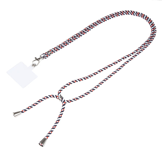 Universal Mixed Color Mobile Phone Lanyard(Blue Red White) - Lanyards & Wrist Straps by buy2fix | Online Shopping UK | buy2fix