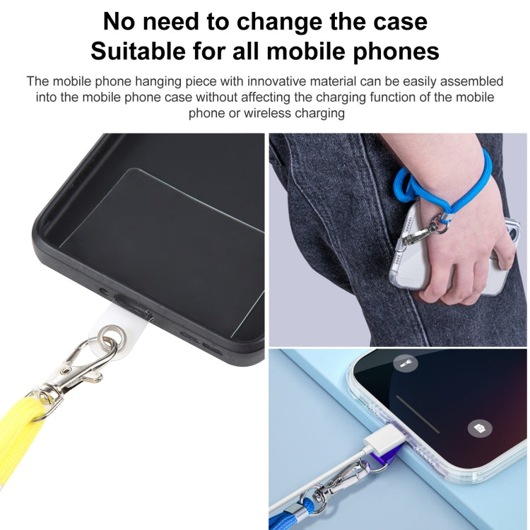 Universal Mixed Color Mobile Phone Lanyard (Pink Blue) - Lanyards & Wrist Straps by buy2fix | Online Shopping UK | buy2fix