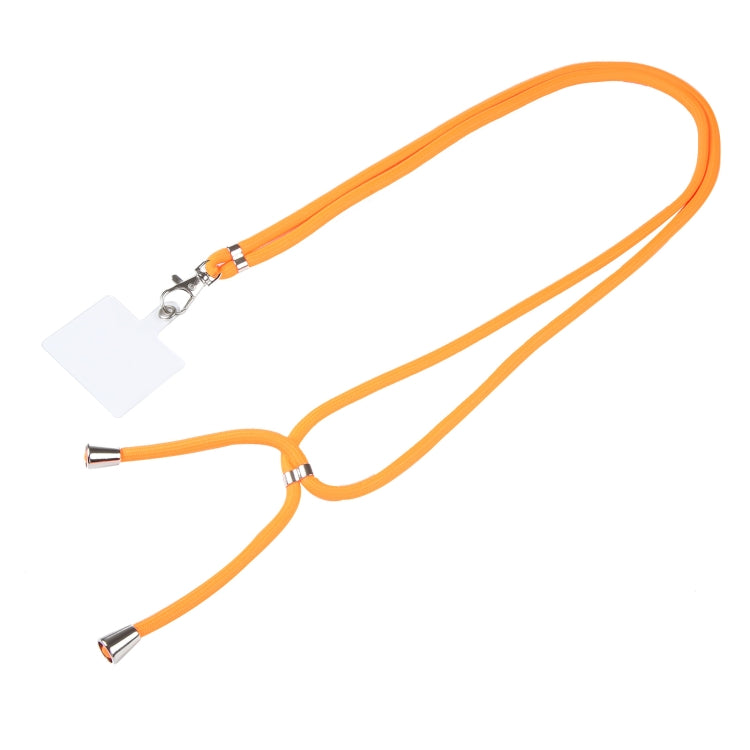 Universal Solid Color Mobile Phone Lanyard(Orange) - Lanyards & Wrist Straps by buy2fix | Online Shopping UK | buy2fix
