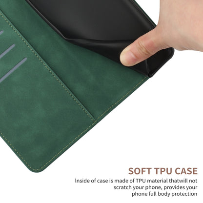 For Xiaomi Redmi Note 13 Pro 4G Global Stitching Embossed Leather Phone Case(Green) - Note 13 Pro Cases by buy2fix | Online Shopping UK | buy2fix