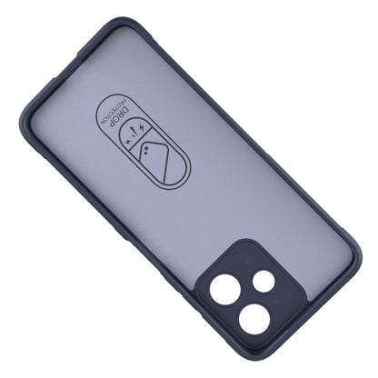 For Xiaomi Redmi 12 5G Magic Shield TPU + Flannel Phone Case(Black) by buy2fix