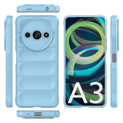 For Xiaomi Redmi A3 4G Global Magic Shield TPU + Flannel Phone Case(Light Blue) - Xiaomi Cases by buy2fix | Online Shopping UK | buy2fix