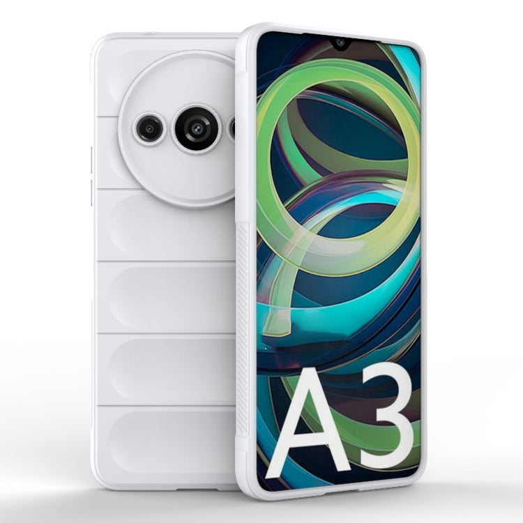 For Xiaomi Redmi A3 4G Global Magic Shield TPU + Flannel Phone Case(White) by buy2fix