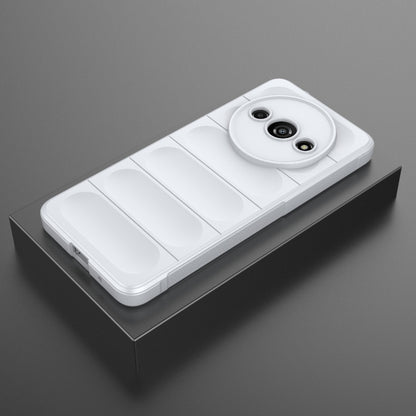 For Xiaomi Redmi A3 4G Global Magic Shield TPU + Flannel Phone Case(White) by buy2fix