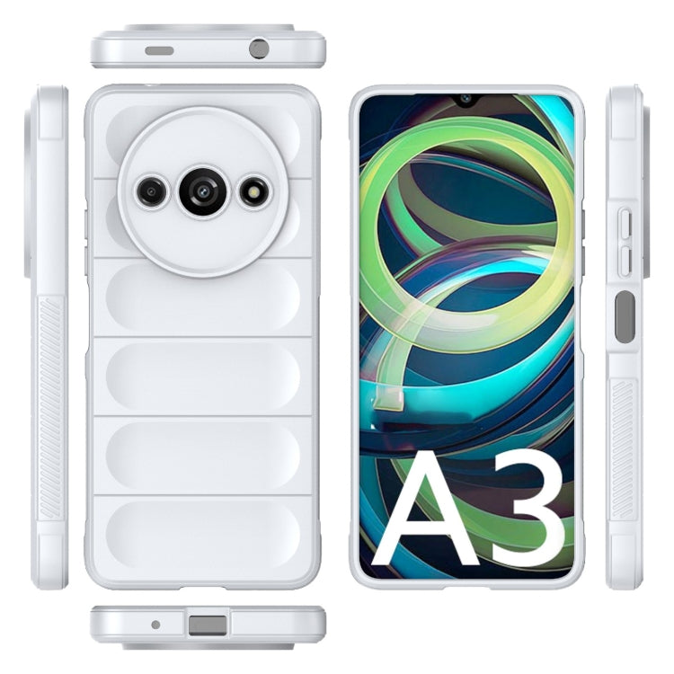 For Xiaomi Redmi A3 4G Global Magic Shield TPU + Flannel Phone Case(White) by buy2fix