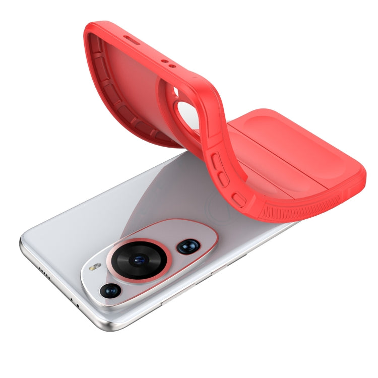 For Huawei P60 Art Magic Shield TPU + Flannel Phone Case(White) - Huawei Cases by buy2fix | Online Shopping UK | buy2fix