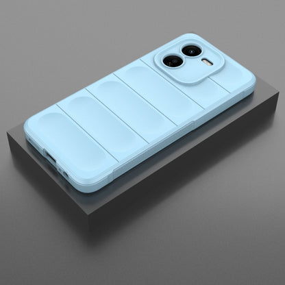 For vivo iQOO Z9X 5G Magic Shield TPU + Flannel Phone Case(Light Blue) - vivo Cases by buy2fix | Online Shopping UK | buy2fix