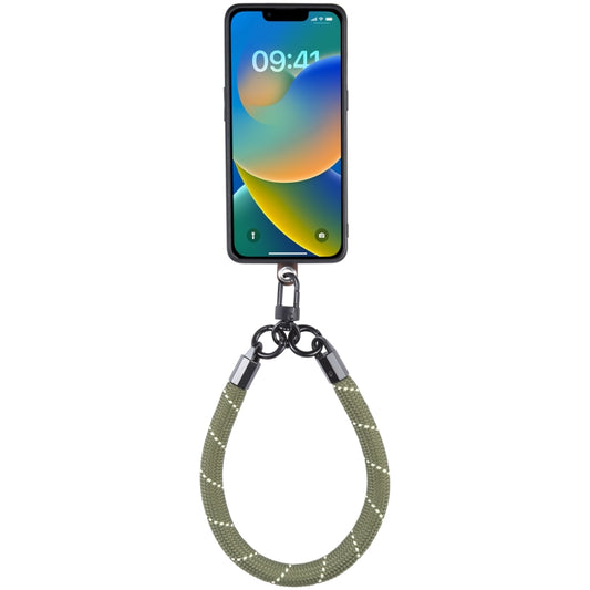 Universal Phone Short Lanyard(Army Green + White) - Lanyards & Wrist Straps by buy2fix | Online Shopping UK | buy2fix