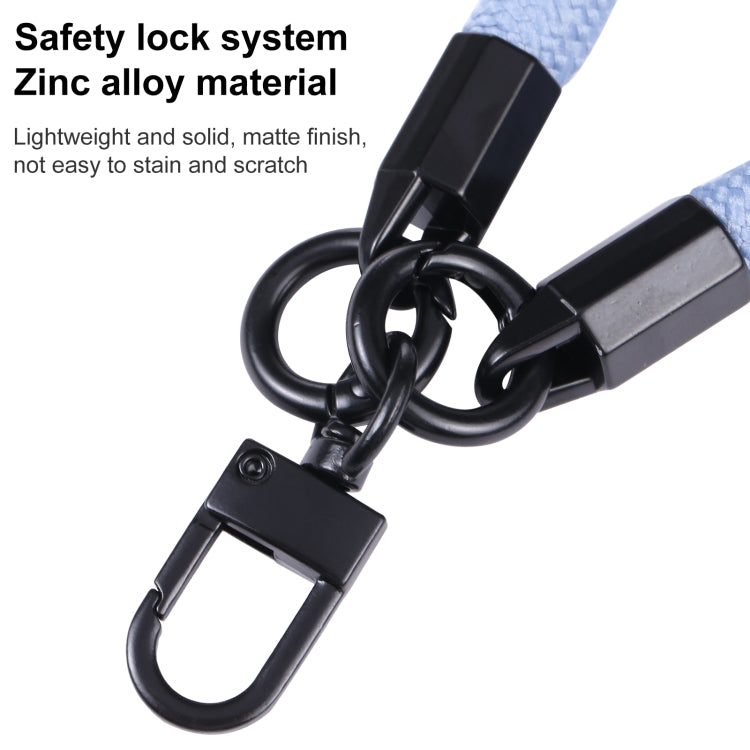 Universal Phone Short Lanyard(Blue Black Orange) - Lanyards & Wrist Straps by buy2fix | Online Shopping UK | buy2fix