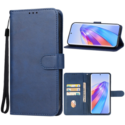 For Honor X50 Leather Phone Case(Blue) - Honor Cases by buy2fix | Online Shopping UK | buy2fix