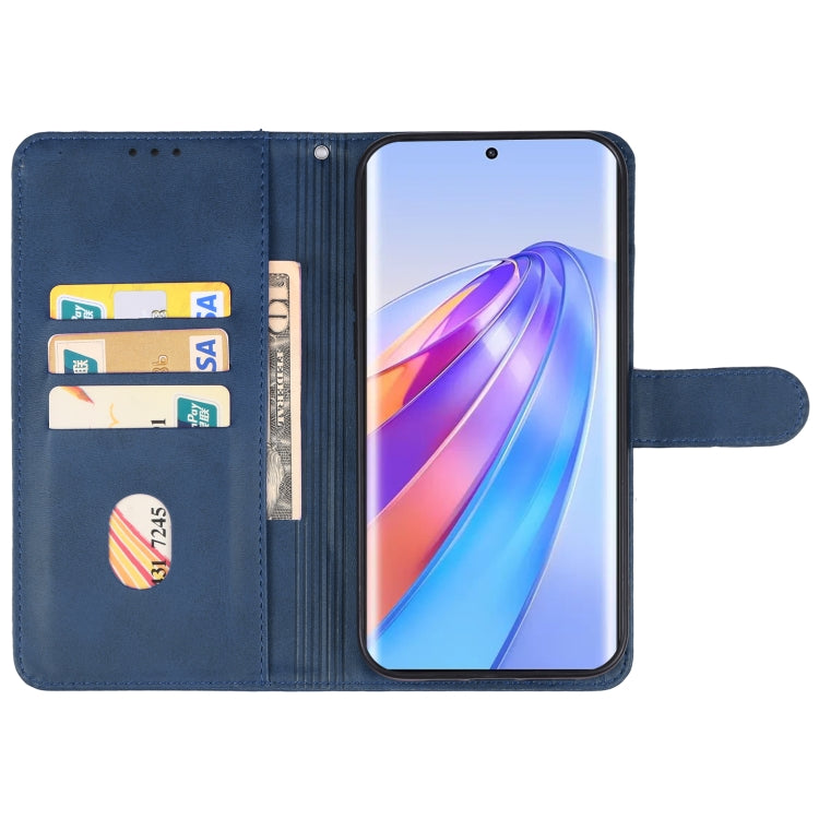 For Honor X50 Leather Phone Case(Blue) - Honor Cases by buy2fix | Online Shopping UK | buy2fix