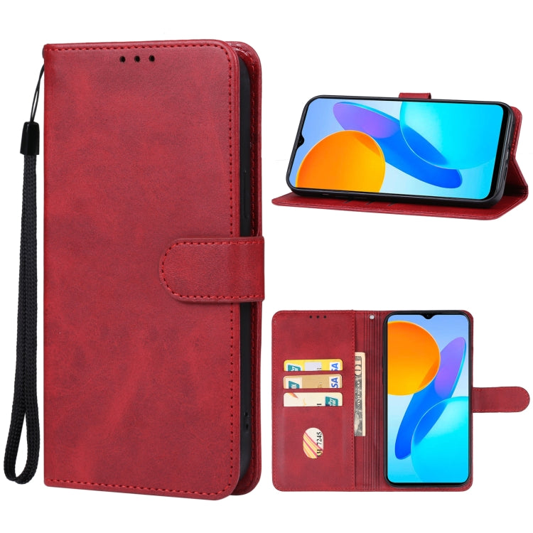 For Honor X6s Leather Phone Case(Red) - Honor Cases by buy2fix | Online Shopping UK | buy2fix