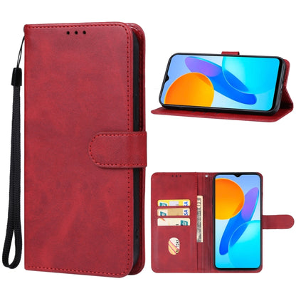 For Honor X6s Leather Phone Case(Red) - Honor Cases by buy2fix | Online Shopping UK | buy2fix