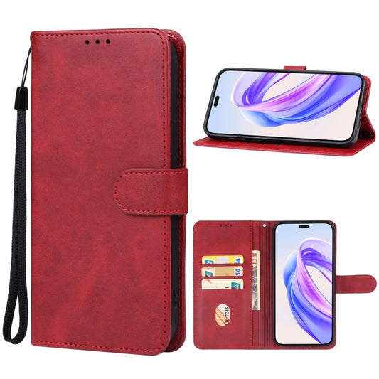 For Honor X50i+ Leather Phone Case(Red) - Honor Cases by buy2fix | Online Shopping UK | buy2fix