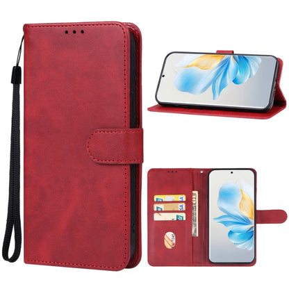 For Honor 100 Leather Phone Case(Red) - Honor Cases by buy2fix | Online Shopping UK | buy2fix
