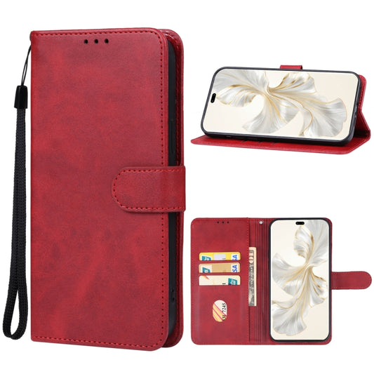 For Honor 100 Pro Leather Phone Case(Red) - Honor Cases by buy2fix | Online Shopping UK | buy2fix