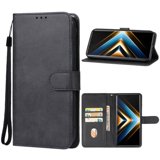 For Honor X50 GT Leather Phone Case(Black) - Honor Cases by buy2fix | Online Shopping UK | buy2fix