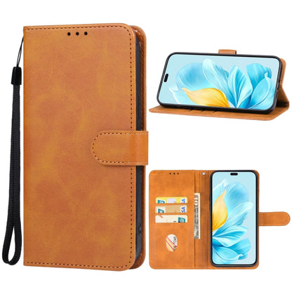 For Honor 200 Lite Global Leather Phone Case(Brown) - Honor Cases by buy2fix | Online Shopping UK | buy2fix