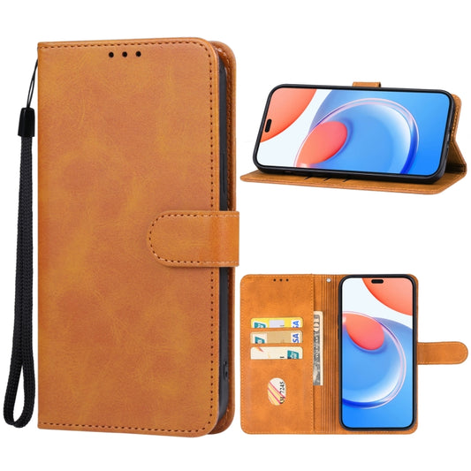 For Honor Play8T Pro Leather Phone Case(Brown) - Honor Cases by buy2fix | Online Shopping UK | buy2fix