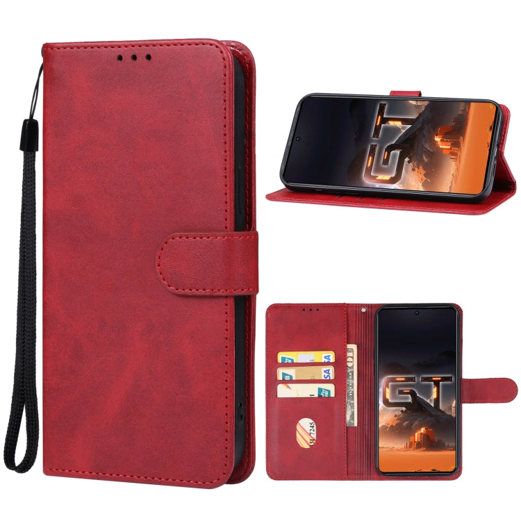 For Infinix GT 10 Pro Leather Phone Case(Red) - Infinix Cases by buy2fix | Online Shopping UK | buy2fix