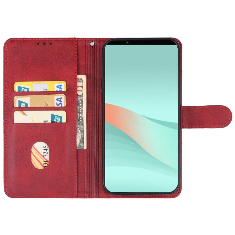 For Sony Xperia 10 VI Leather Phone Case(Red) - Sony Cases by buy2fix | Online Shopping UK | buy2fix