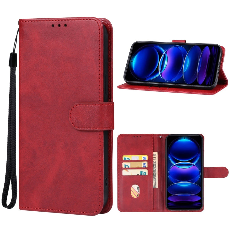 For Xiaomi Redmi Note 13 Pro 5G Leather Phone Case(Red) - Xiaomi Cases by buy2fix | Online Shopping UK | buy2fix