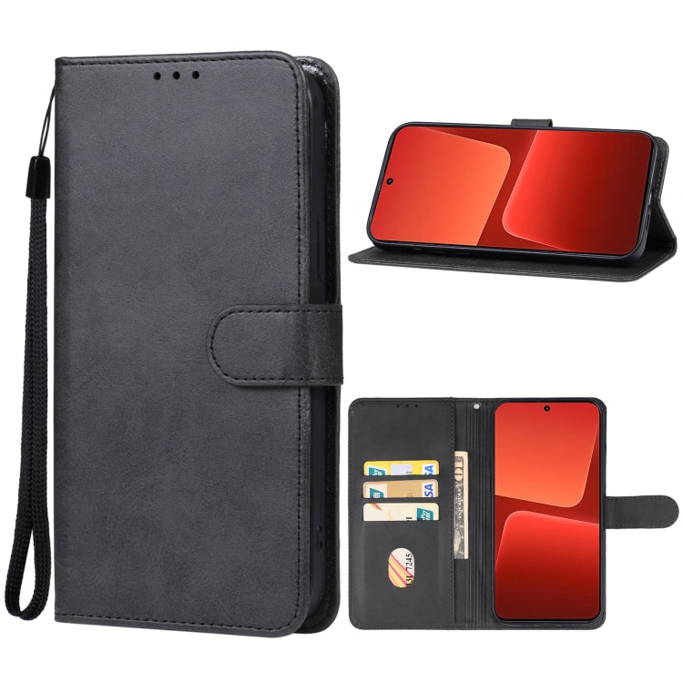 For Xiaomi 14 Leather Phone Case(Black) - Xiaomi Cases by buy2fix | Online Shopping UK | buy2fix