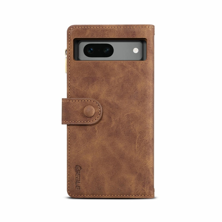 For Google Pixel 8A ESEBLE Retro Frosted RFID Flip Leather Phone Case(Brown) - Google Cases by ESEBLE | Online Shopping UK | buy2fix