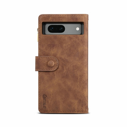 For Google Pixel 8A ESEBLE Retro Frosted RFID Flip Leather Phone Case(Brown) - Google Cases by ESEBLE | Online Shopping UK | buy2fix