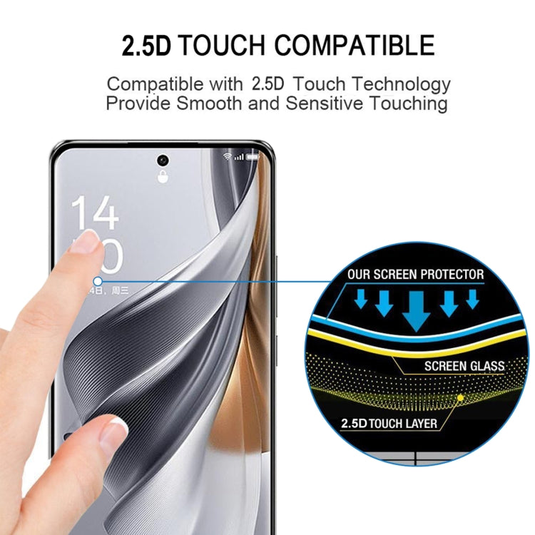 For OPPO Reno10 China / Reno10 Pro Global / Reno10 Global 3D Curved Edge Full Screen Tempered Glass Film - OPPO Tempered Glass by buy2fix | Online Shopping UK | buy2fix