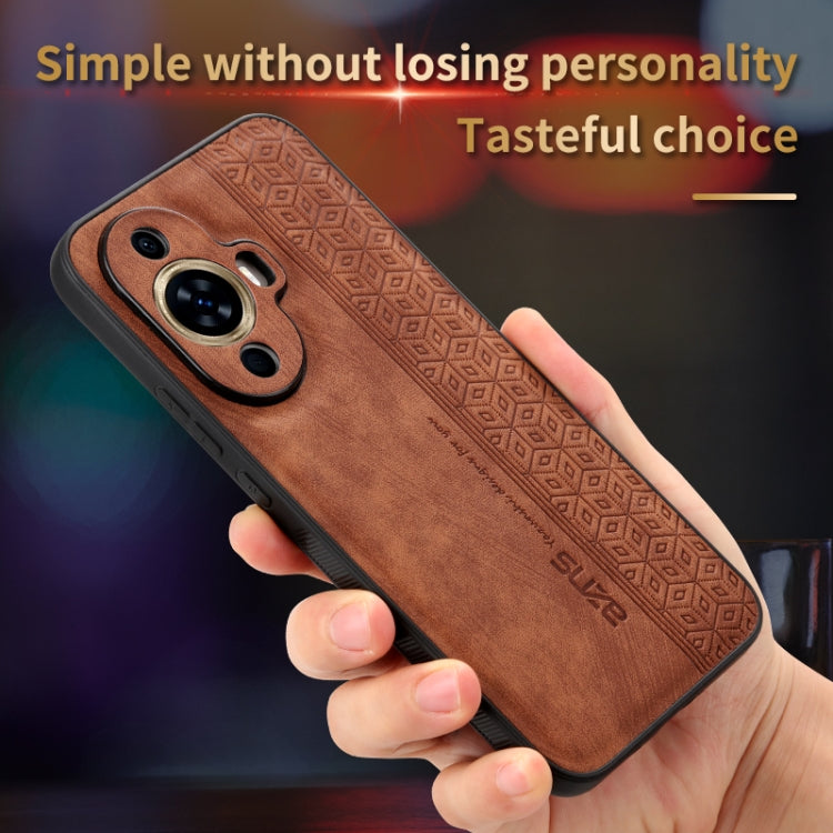 For Huawei nova 11 AZNS 3D Embossed Skin Feel Phone Case(Sapphire Blue) - Huawei Cases by AZNS | Online Shopping UK | buy2fix