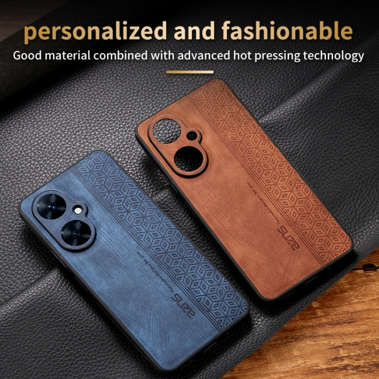 For Huawei Maimang 20 AZNS 3D Embossed Skin Feel Phone Case(Black) - Huawei Cases by AZNS | Online Shopping UK | buy2fix