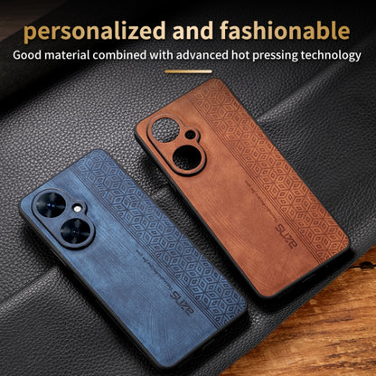 For Huawei Maimang 20 AZNS 3D Embossed Skin Feel Phone Case(Sapphire Blue) - Huawei Cases by AZNS | Online Shopping UK | buy2fix