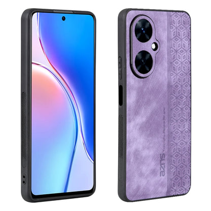 For Huawei Maimang 20 AZNS 3D Embossed Skin Feel Phone Case(Purple) - Huawei Cases by AZNS | Online Shopping UK | buy2fix