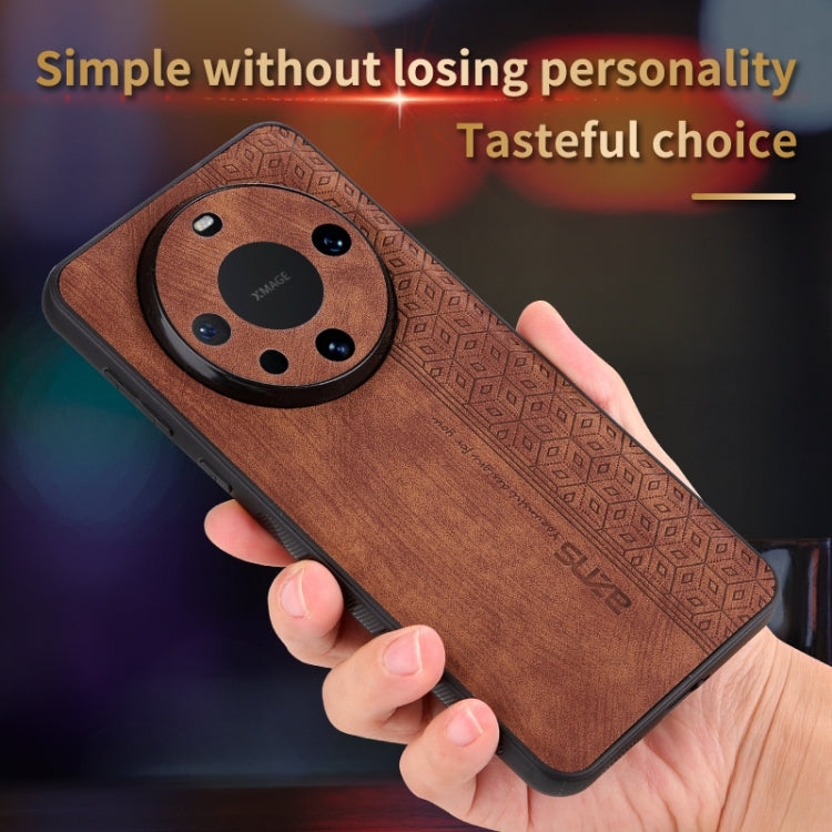 For Huawei Mate 60 AZNS 3D Embossed Skin Feel Phone Case(Purple) - Huawei Cases by AZNS | Online Shopping UK | buy2fix