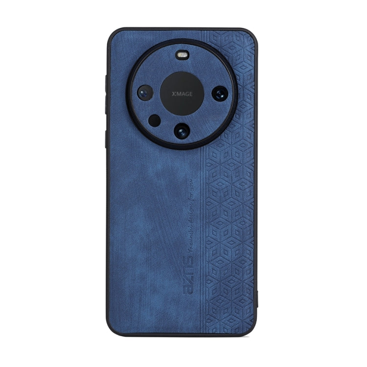 For Huawei Mate 60 Pro AZNS 3D Embossed Skin Feel Phone Case(Sapphire Blue) - Huawei Cases by AZNS | Online Shopping UK | buy2fix