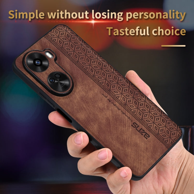 For Huawei nova 11 SE AZNS 3D Embossed Skin Feel Phone Case(Black) - Huawei Cases by AZNS | Online Shopping UK | buy2fix