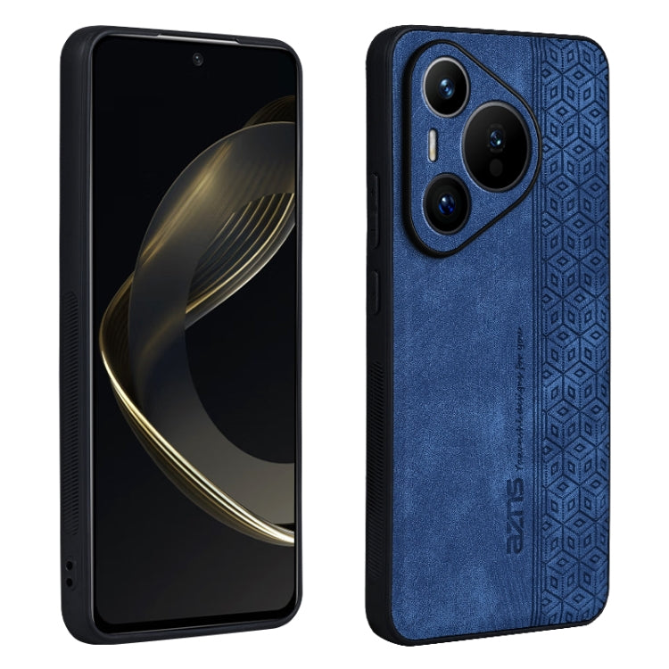 For Huawei Pura 70 AZNS 3D Embossed Skin Feel Phone Case(Sapphire Blue) - Huawei Cases by AZNS | Online Shopping UK | buy2fix