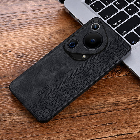 For Huawei Pura 70 Ultra AZNS 3D Embossed Skin Feel Phone Case(Black) by AZNS