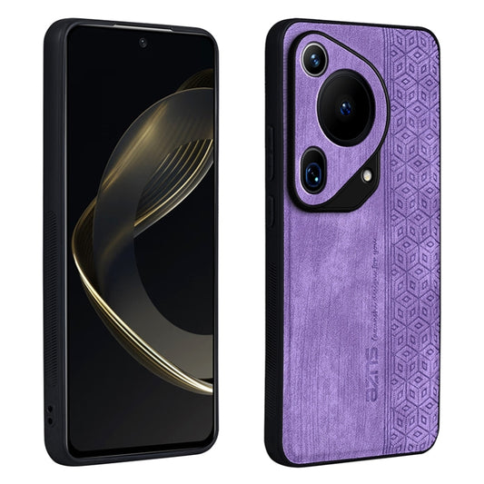 For Huawei Pura 70 Ultra AZNS 3D Embossed Skin Feel Phone Case(Purple) - Huawei Cases by AZNS | Online Shopping UK | buy2fix