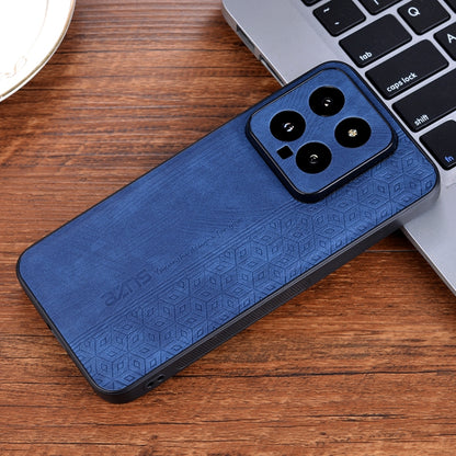For Xiaomi 14 AZNS 3D Embossed Skin Feel Phone Case(Sapphire Blue) by AZNS