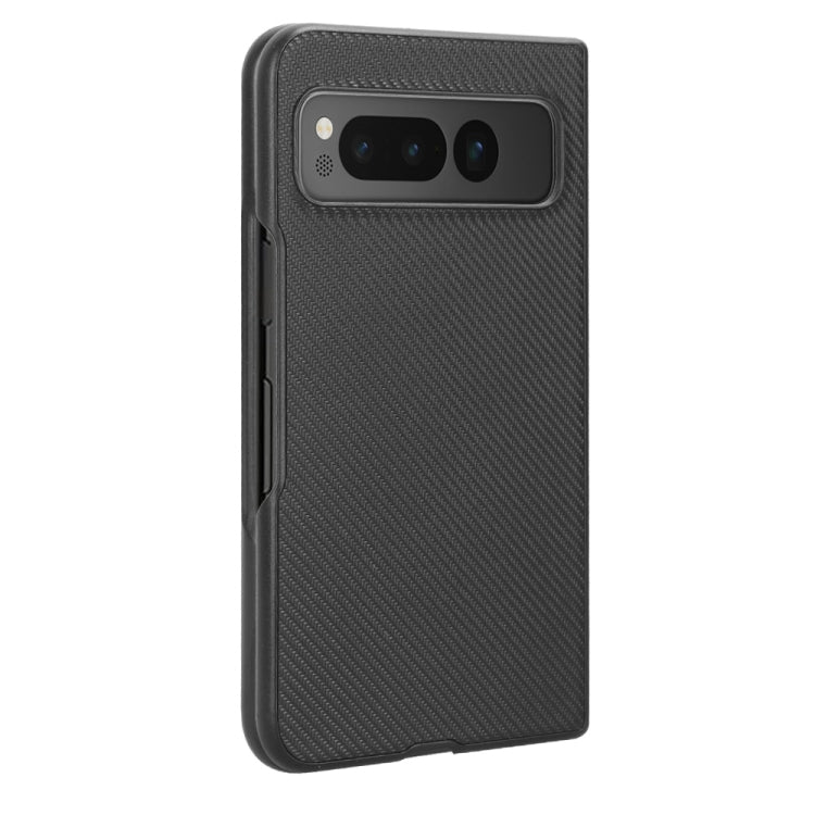 For Google Pixel Fold PU Leather PC Phone Case(Black) - Google Cases by buy2fix | Online Shopping UK | buy2fix