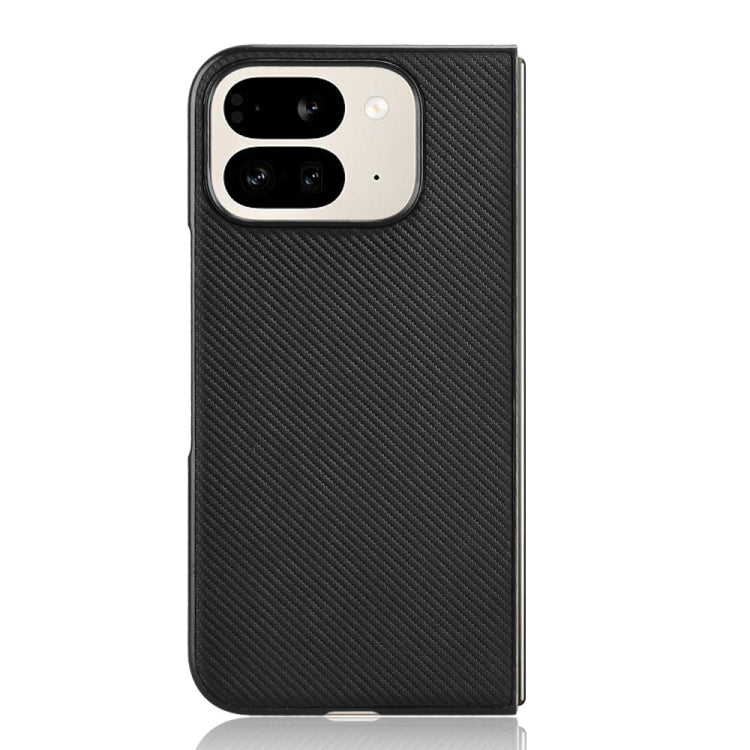 For Google Pixel 9 Pro Fold PU Leather PC Phone Case(Black) by buy2fix