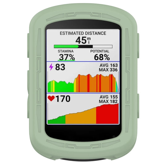 For Garmin Edge 840 / Edge 540 Stopwatch Armor Silicone Protective Case(Green) by buy2fix