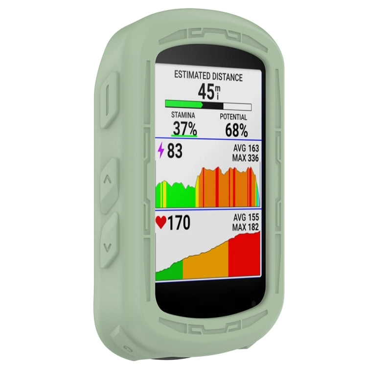 For Garmin Edge 840 / Edge 540 Stopwatch Armor Silicone Protective Case(Green) by buy2fix