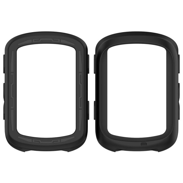 For Garmin Edge 840 / Edge 540 Stopwatch Armor Silicone Protective Case(Black) by buy2fix