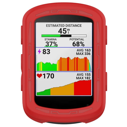 For Garmin Edge 840 / Edge 540 Stopwatch Armor Silicone Protective Case(Red) by buy2fix
