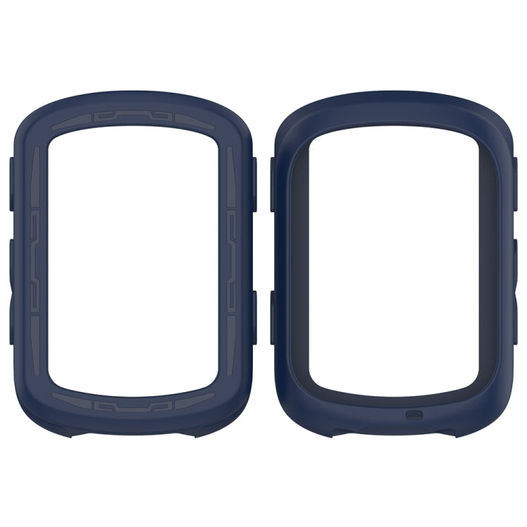 For Garmin Edge 840 / Edge 540 Stopwatch Armor Silicone Protective Case(Midnight Blue) by buy2fix