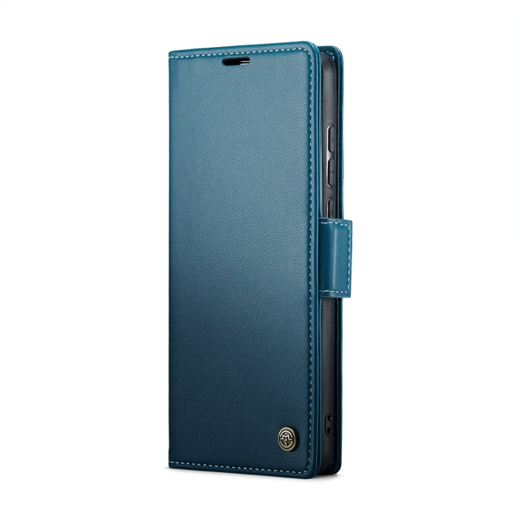 For Xiaomi Redmi 11A/12C CaseMe 023 Butterfly Buckle Litchi Texture RFID Anti-theft Leather Phone Case(Blue) - Xiaomi Cases by CaseMe | Online Shopping UK | buy2fix